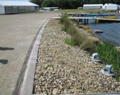 Exposed Aggregate Edging at Eton Rowing Club - Venue for the Olympics